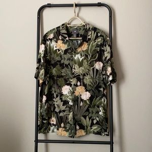 H&M Floral Resort Style Button-Up